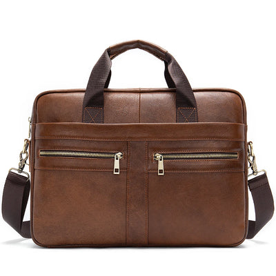 WESTAL Men's Briefcases Men's Bags Genuine Leather Lawyer/Office Bag Laptop Bag Men's Leather Briefcases Bag for Documents