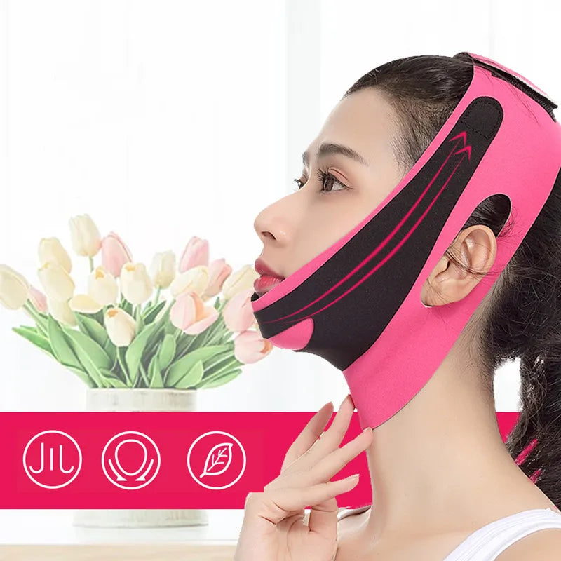 V Face Slimmer Mask Face Lift Bandage Shaping Contour Shaper Chin Cheek Lift Up Anti Wrinkle Help Sleeping Belt Face Care Tools