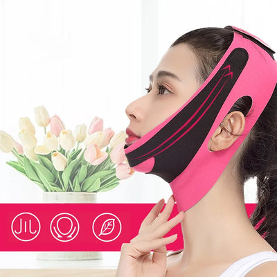 V Face Slimmer Mask Face Lift Bandage Shaping Contour Shaper Chin Cheek Lift Up Anti Wrinkle Help Sleeping Belt Face Care Tools