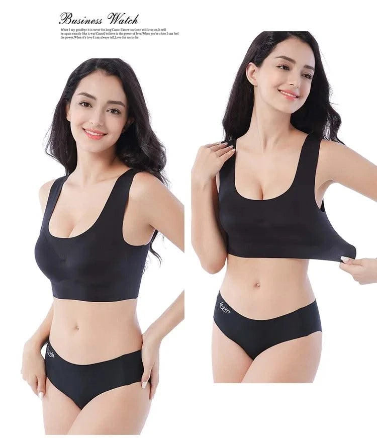 Plus Size Women Bras Bralette Comfortable Invisible Bras Push Up Breathable Brassiere Non Wired