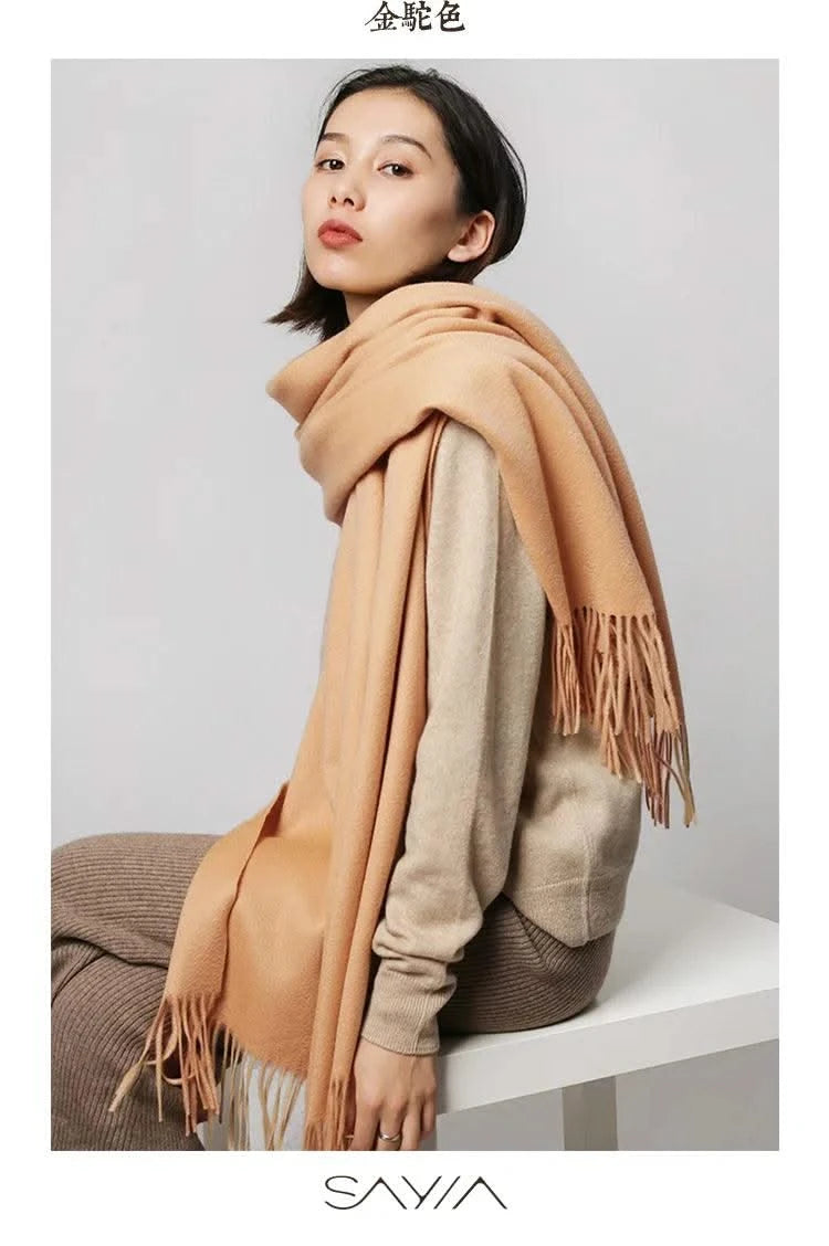 Soft cashmere big Scarf for Women Shawl 200*70 cm  Real pashmina