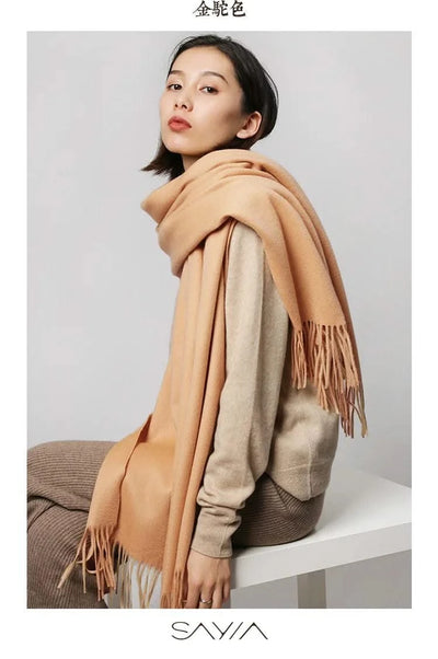 Soft cashmere big Scarf for Women Shawl 200*70 cm  Real pashmina