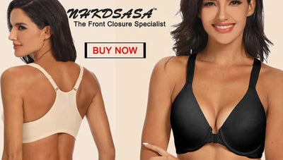 Women Full Coverage Bra Plus Size Comfort And Support Satin Bra Imitated Silk No Padded Wireless Front Closure Vest Underwear
