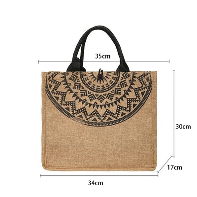 Canvas Handbags For Women Fashion Tote Beach Bags Reusable Shopping Bags Casual Large Capacity Designer Shoulder Pouch Bags