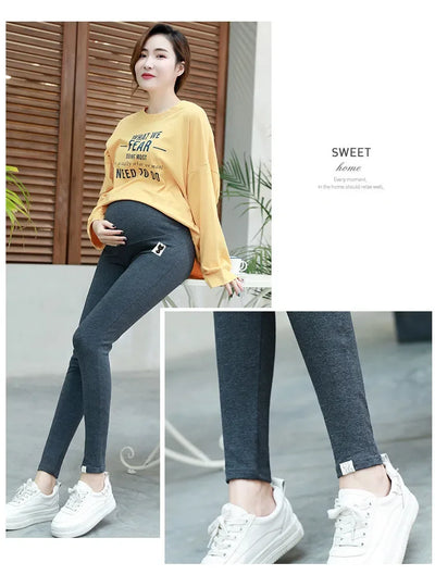 Adjustable Waist Maternity Pants Pregnant Women Leggings Pregnancy Ropa Mujer Embarazada Premama Enceinte Fitness Trousers