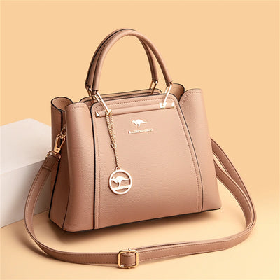 Luxury Handbags Women Bags Designer 3 Layers Soft Leather Shoulder Crossbody Sac Ladies Large Capacity Shopping Messenger Tote