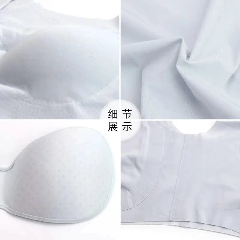 Plus Size Women Bras Bralette Comfortable Invisible Bras Push Up Breathable Brassiere Non Wired
