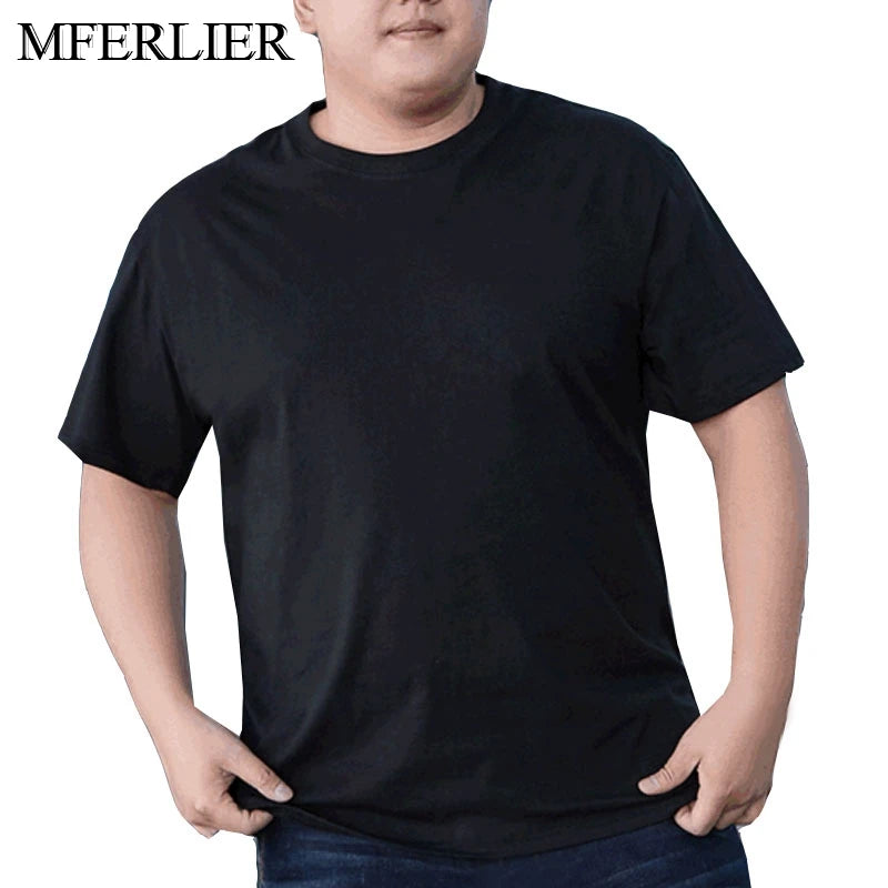 Summer 170kg Oversized T-shirt Men 5XL 6XL 7XL 8XL 9XL 10XL 12XL Cotton Loose T-shirt