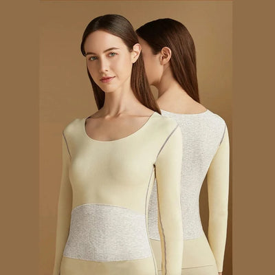 Women's Seamless Thermal Clothing Set 2 Pieces | Thick Double Layer Thermal Under Wear For Winter