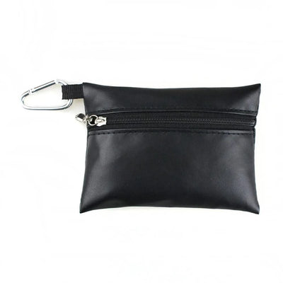 Leather Golf Ball Tee Pouch Storage Bag Pocket Supplies Accessories