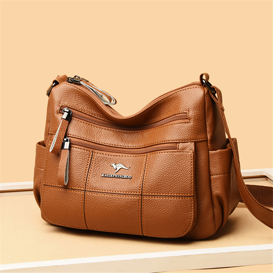 Genuine Brand Leather Sac Luxury Handbags Purse Women Bags Designer Shoulder Crossbody Messenger Bags Female 2021 Waterproof Bag