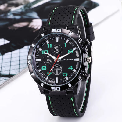 Fashionable casual men's watch high-end men's classic casual watch silicone watch wholesale 066 male Feminino Zegarek Damski