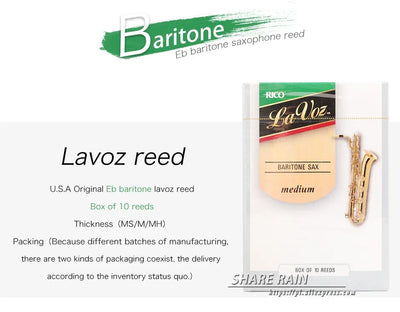U.S.A Original D’Addario RICO lavoz reed Eb alto saxophone Bb soprano tenor baritone sax  reed