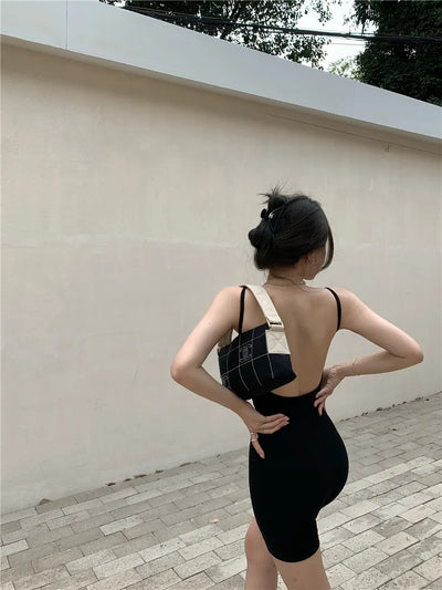 Jumpsuit women summer new style 2021 sexy tight-fitting hip shorts hot pants sleeveless black one-piece Body for women body sexy