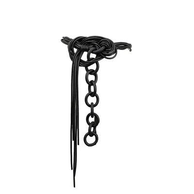 UKEBAY New Handmade Luxury Necklaces For Women Rubber Jewelry Black Statement Necklace Fashion Clothes Chain Gothic Accessories