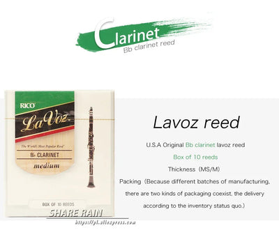 U.S.A Original D’Addario RICO lavoz reed Eb alto saxophone Bb soprano tenor baritone sax  reed