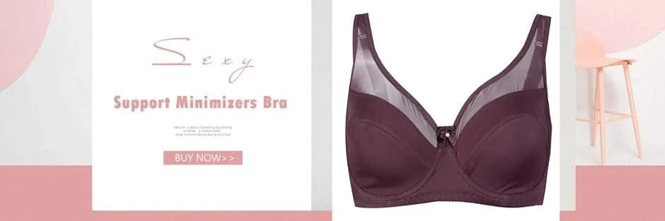 Women Full Coverage Bra Plus Size Comfort And Support Satin Bra Imitated Silk No Padded Wireless Front Closure Vest Underwear