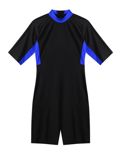 Swimwear Mens Leotard Swimsuit Shorty Wetsuit Diving Swimming Snorkeling Surfing Scuba Swim Bodysuit Jumpsuit Warm Swimwear