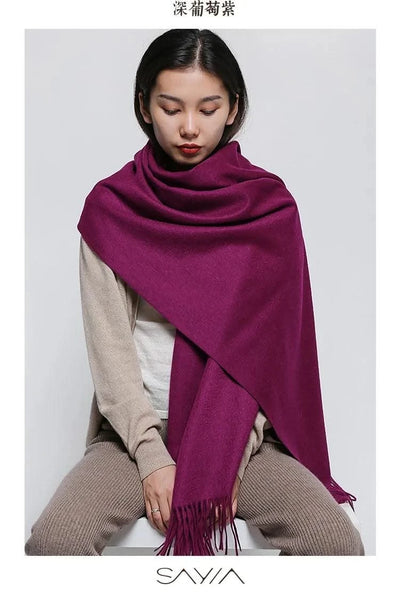 Soft cashmere big Scarf for Women Shawl 200*70 cm  Real pashmina
