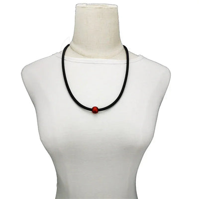 UKEBAY New Pendant Necklace Women Handmade Jewelry Rubber Necklaces Long Clothes Chain Statement Accessories Luxury Necklaces