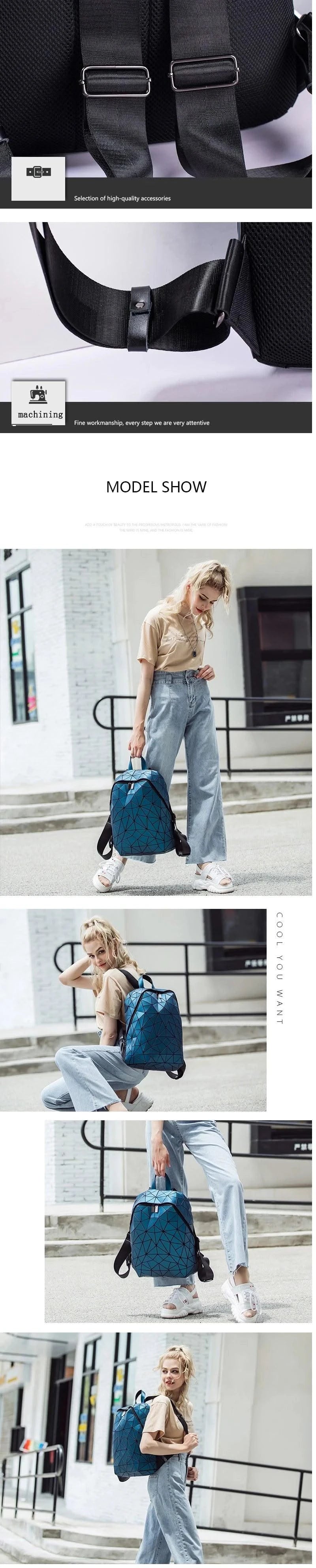 Women Fashion School Backpacks