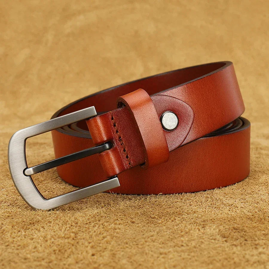 High Quality Fashion Retro Women Female Belt Genuine Leather Belts For Women Jeans