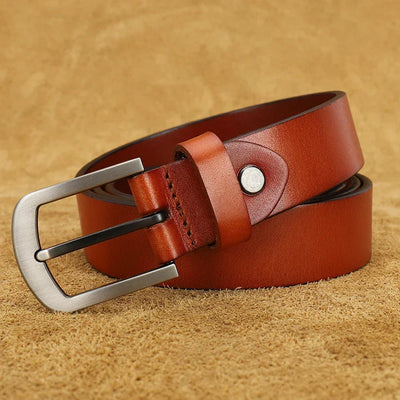 High Quality Fashion Retro Women Female Belt Genuine Leather Belts For Women Jeans