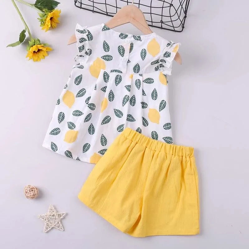 Clothes For Girls Summer Toddler Girls Clothes 2Pcs Outfits Kids Clothing For Girls Tracksuit Suit For Girls Children Clothing