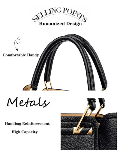 Luxury Handbags Women Bags Designer 3 Layers Soft Leather Shoulder Crossbody Sac Ladies Large Capacity Shopping Messenger Tote