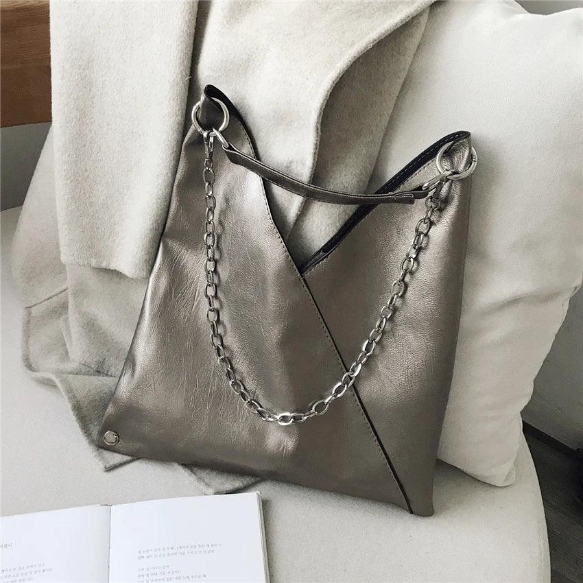 Fashion Leather Handbags for Women Luxury Handbags Women Bags Designer Large Capacity Tote Bag Chain Shoulder Bags Sac a Main