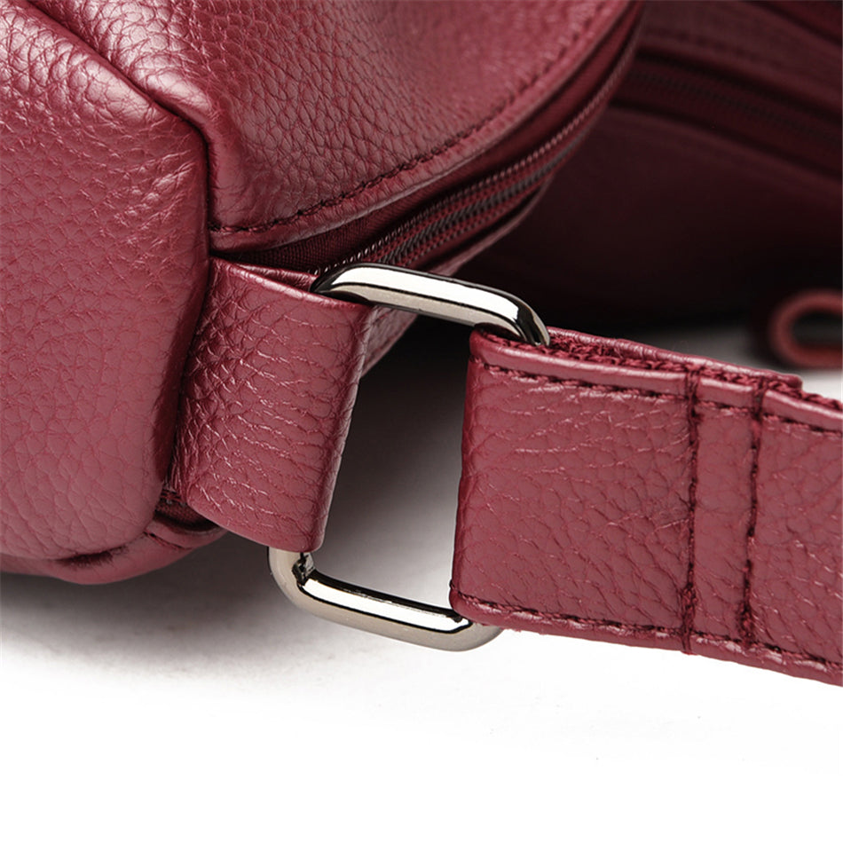 Genuine Brand Leather Sac Luxury Handbags Purse Women Bags Designer Shoulder Crossbody Messenger Bags Female 2021 Waterproof Bag