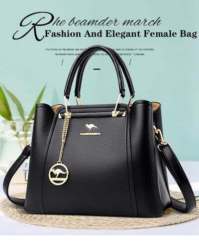 Luxury Handbags Women Bags Designer 3 Layers Soft Leather Shoulder Crossbody Sac Ladies Large Capacity Shopping Messenger Tote