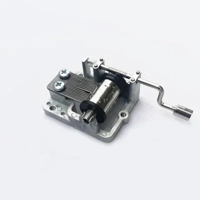 Hand Cranked Music Movement DIY Music Box Decorative Collectibles wooden Music (A Variety Of Music Available)