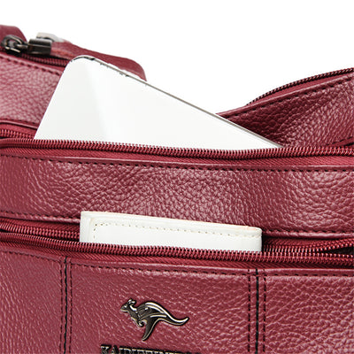 Genuine Brand Leather Sac Luxury Handbags Purse Women Bags Designer Shoulder Crossbody Messenger Bags Female 2021 Waterproof Bag