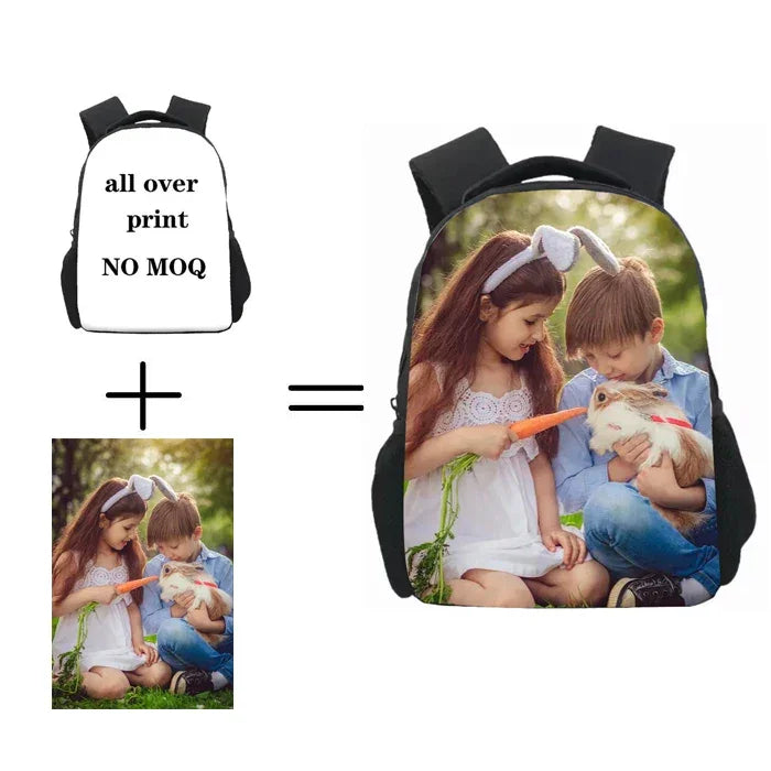 1347 Christmas Print Gift Mini School Bags Kids Backpacks With Comfortable Padded High Quality School Bags for Boys