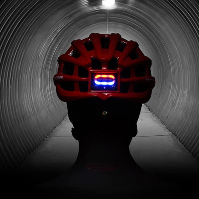 ROCKBROS Bicycle Helmets Ultralight Cycling Helmet Mountain Road Bike Helmet With Glowing Headlight Warning Light Safety Cap