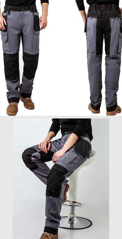 Work Pants For Men Multifunctional Work Trousers Workwear Pants With Reflective Tapes