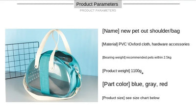 Carrying Pet Transport Bags for Cats and Small Dogs, Travel Space Cage, Backpack, Messenger Bag, Handbags, Pet Carriers