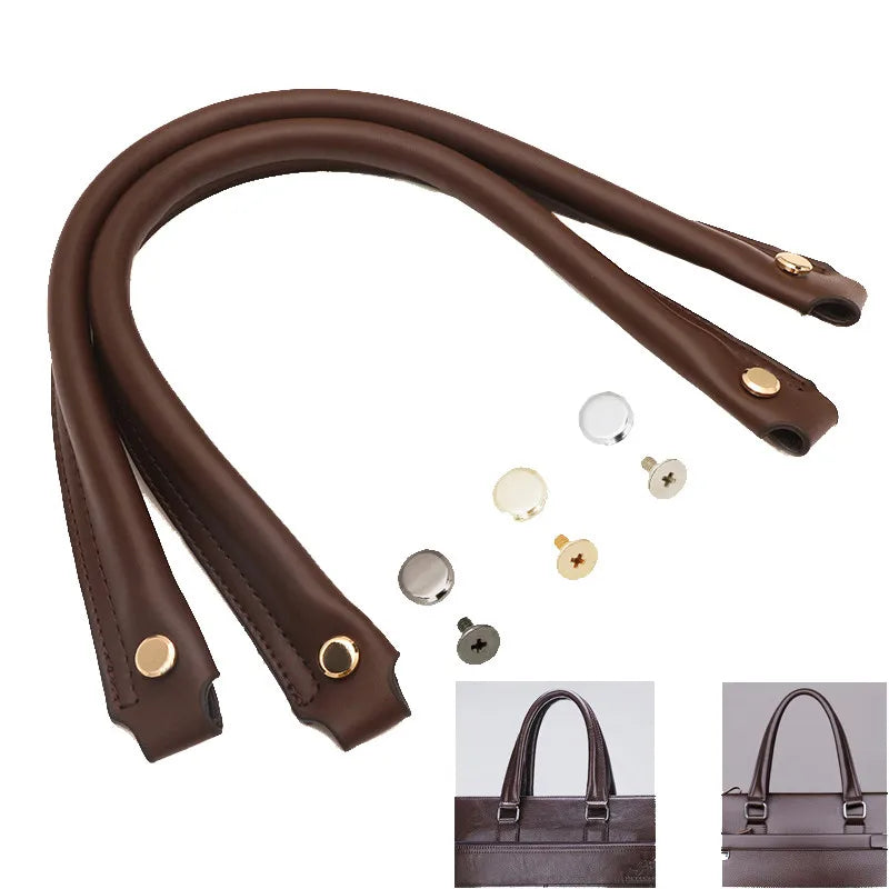 Men's bags accessories DIY handbag briefcase handle Black coffee blue bag strap belt 39cm 1pair/lot