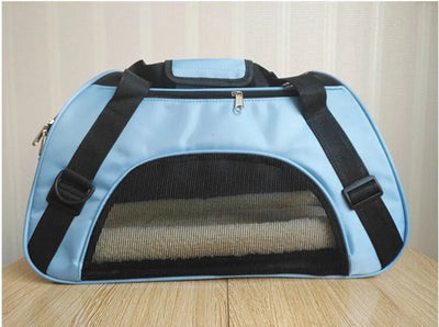 Soft-sided Carriers Portable Pet Bag Pink Dog Carrier Bags Blue Cat Carrier Outgoing Travel Breathable Pets Handbag