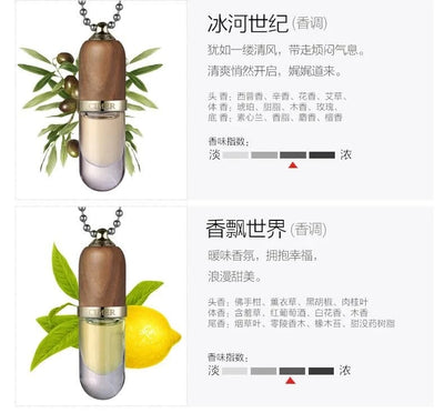 Luxury style Car Air Freshener Hanging Perfume Pendant Auto Essential Oils Perfume Bottle Diffuser Ornament Car Accessories
