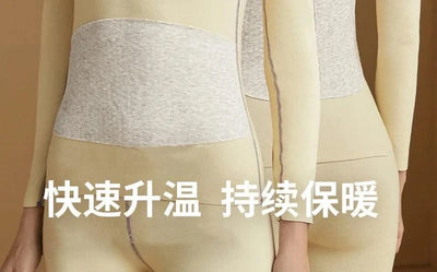 Women's Seamless Thermal Clothing Set 2 Pieces | Thick Double Layer Thermal Under Wear For Winter