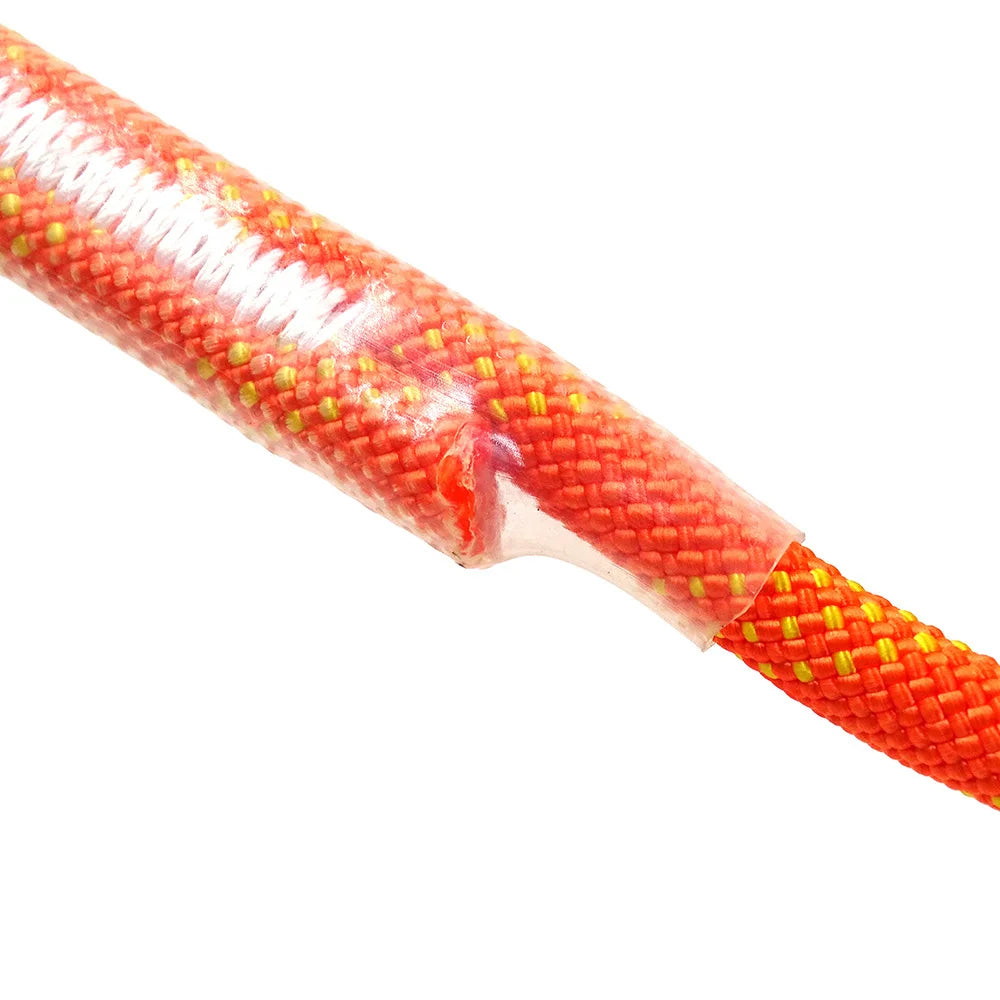 12mm 50m Outdoor Climbing Rope Escape Rescue Static Rope Rock Equipment Mountaineering Lifeline Emergency Survival Safety Gear