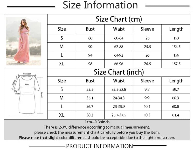 Short Sleeve Lace Chiffon Maternity Dresses for Photoshoot Pregnant Women Maxi Gown Dress Pregnancy Baby Shower Photography Prop