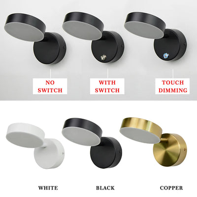 Indoor Lighting For Home Touch Dimming Wall Lamp Modern Minimalist With Switch LED Wall Lights Aisle Beside Room Sconce Fixture