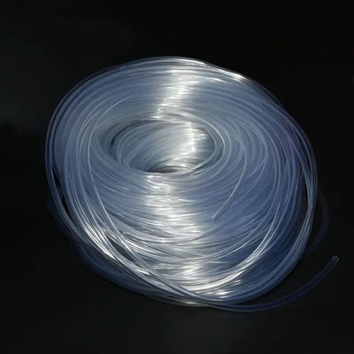 1/4" flexible garden hose 4/7 White transparent expandable garden irrigation hose watering water pipe 5m