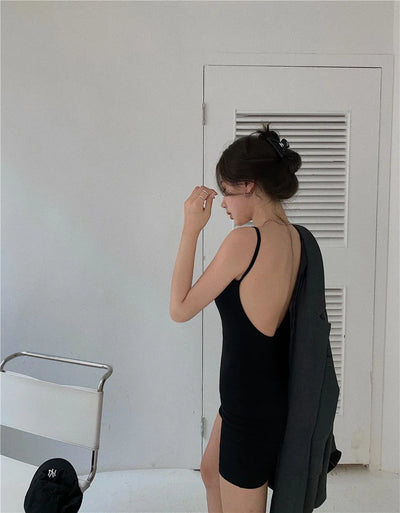 Jumpsuit women summer new style 2021 sexy tight-fitting hip shorts hot pants sleeveless black one-piece Body for women body sexy