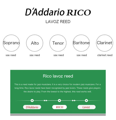 U.S.A Original D’Addario RICO lavoz reed Eb alto saxophone Bb soprano tenor baritone sax  reed