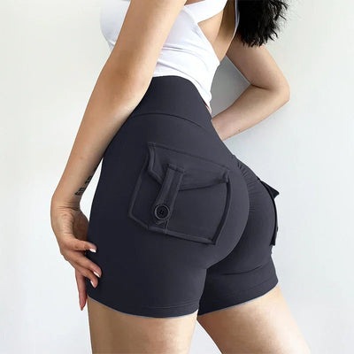 Casual Biker Shorts Women High Waist Seamless Workout Leggings Fitness Joggings Gym Tights Scrunch Butt Yoga Shorts Sportswear