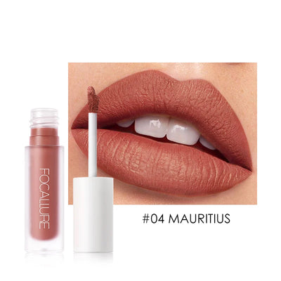 FOCALLURE Lipstick Gloss Waterproof Long Lasting Moist Lip Makeup Liquid Lip Stick Makeup Cosmetic FA134